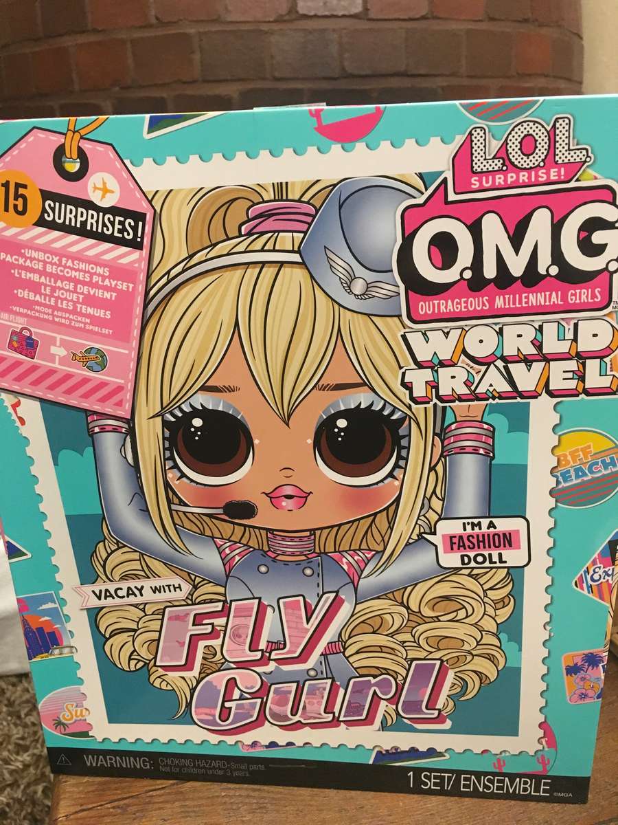 Lol Surprise Omg Travel Doll- Fly Gurl - New In Box