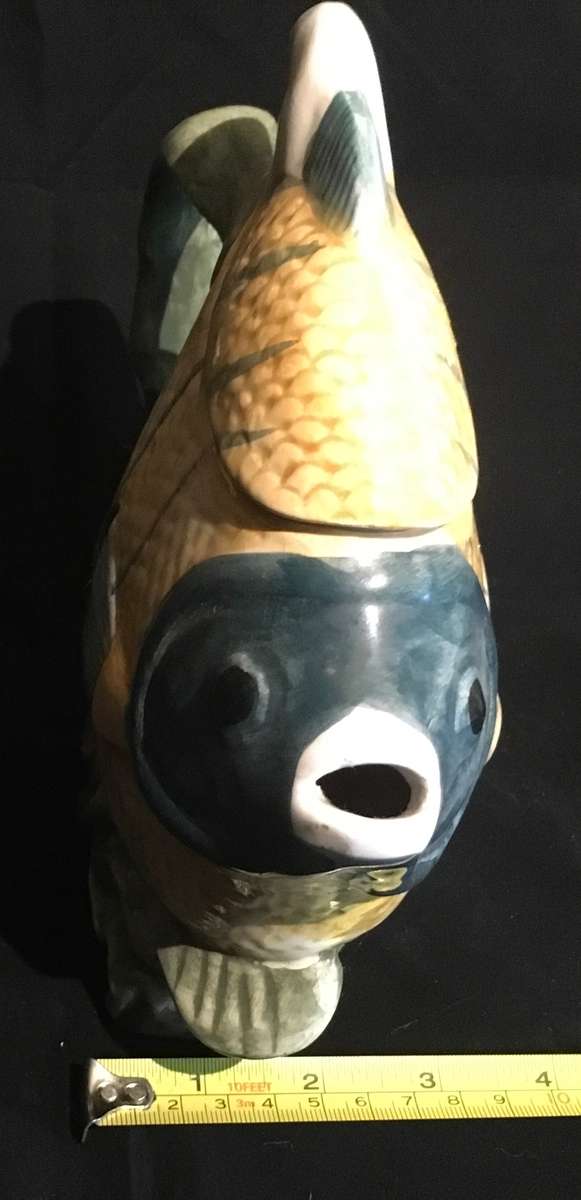 Vintage Tropical Fish Teapot