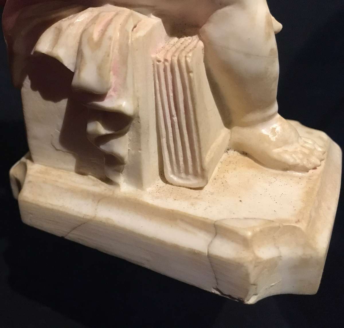 Le Ron Little Boy Reading  Figurine