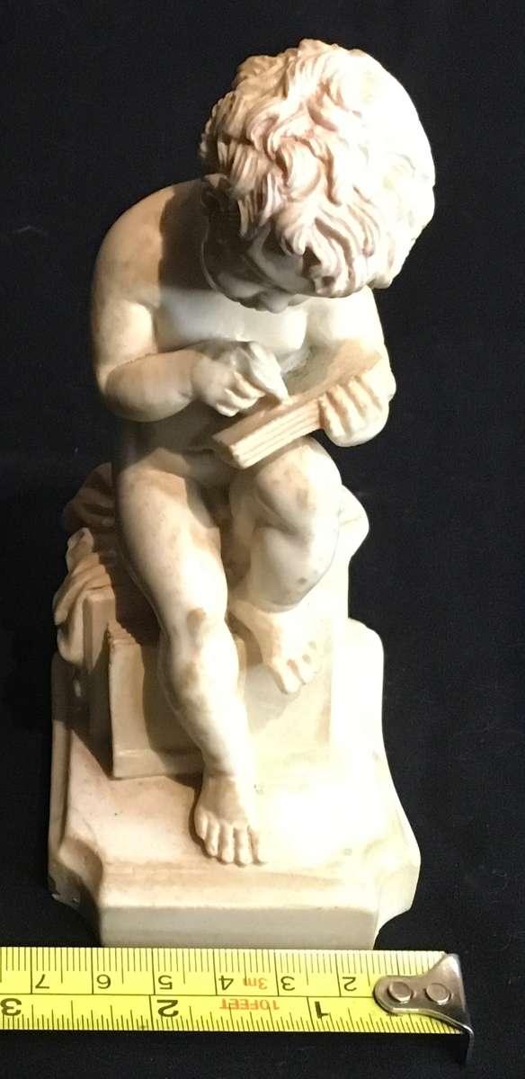 Le Ron Little Boy Reading  Figurine