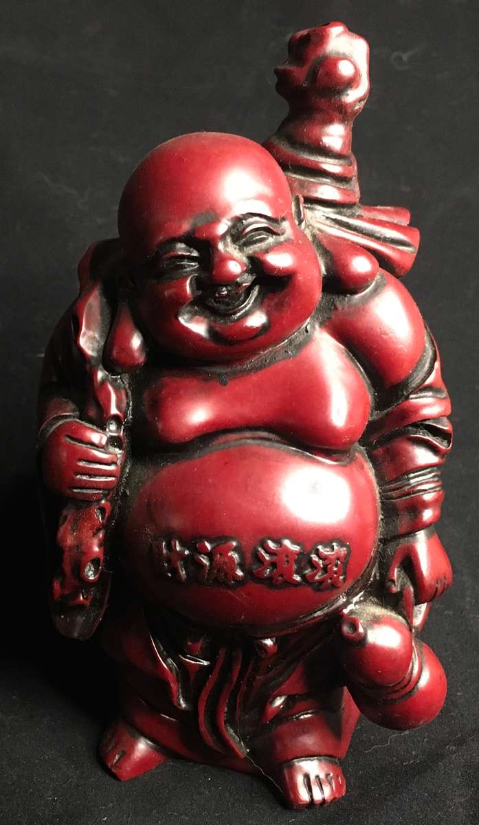 Orientalist figurine: Hotei - one of the Seven Lucky Gods