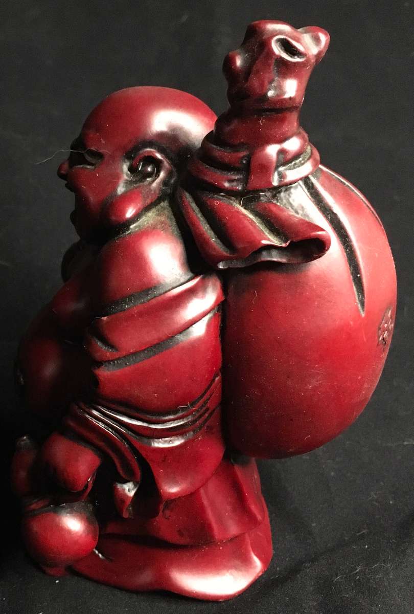 Orientalist figurine: Hotei - one of the Seven Lucky Gods