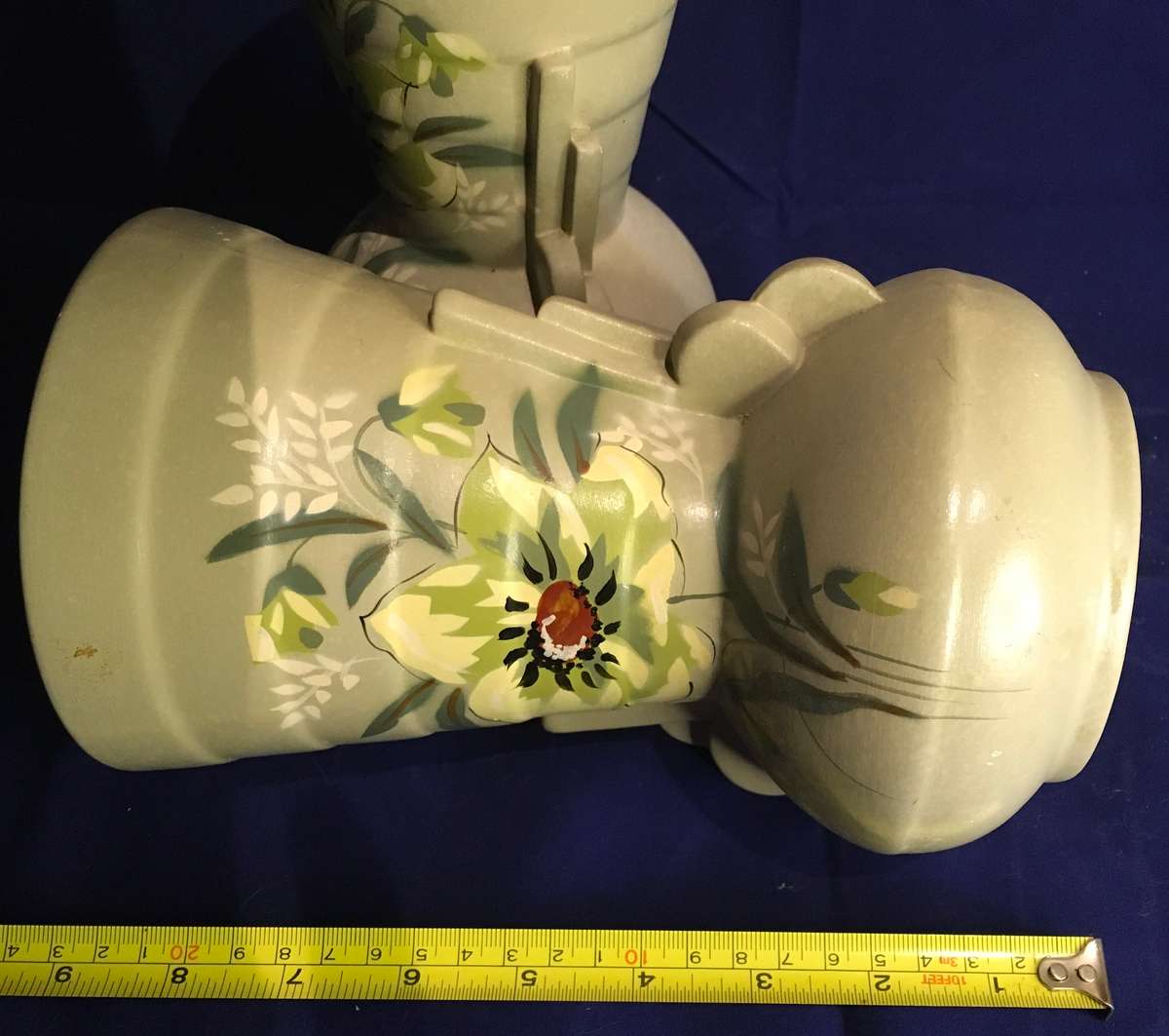 Monkton BRENTLEIGH Ware England 1930's Floral Art Deco vase (pair)