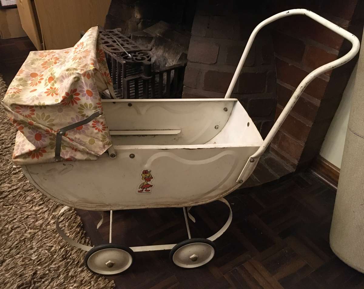 Vintage doll pram
