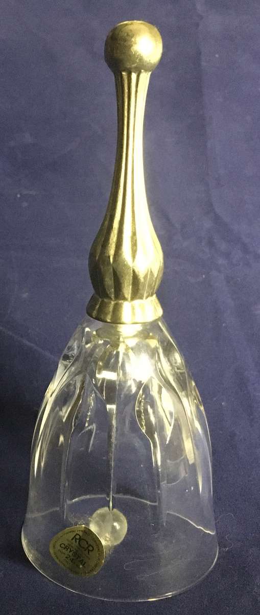 Royal Crystal Rock Lead Crystal Bell - Italian.