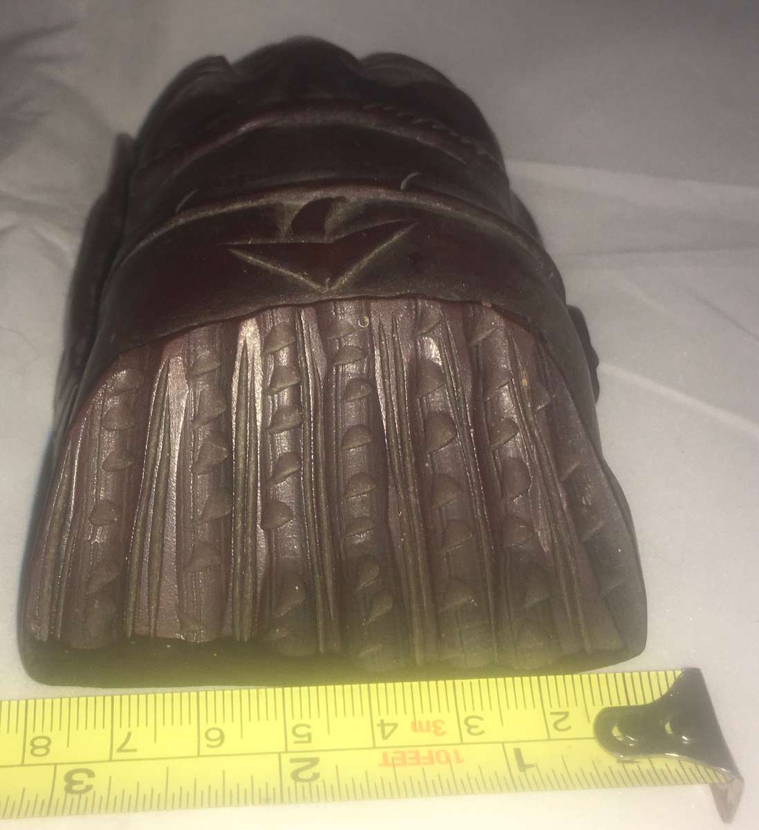 Wood - carved wall hanging - oriental man