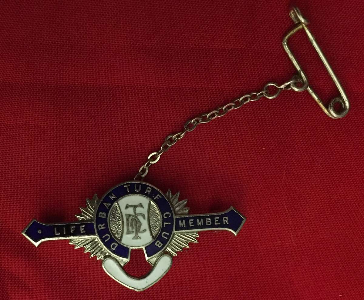 Durban Turf Club life member 794 pin
