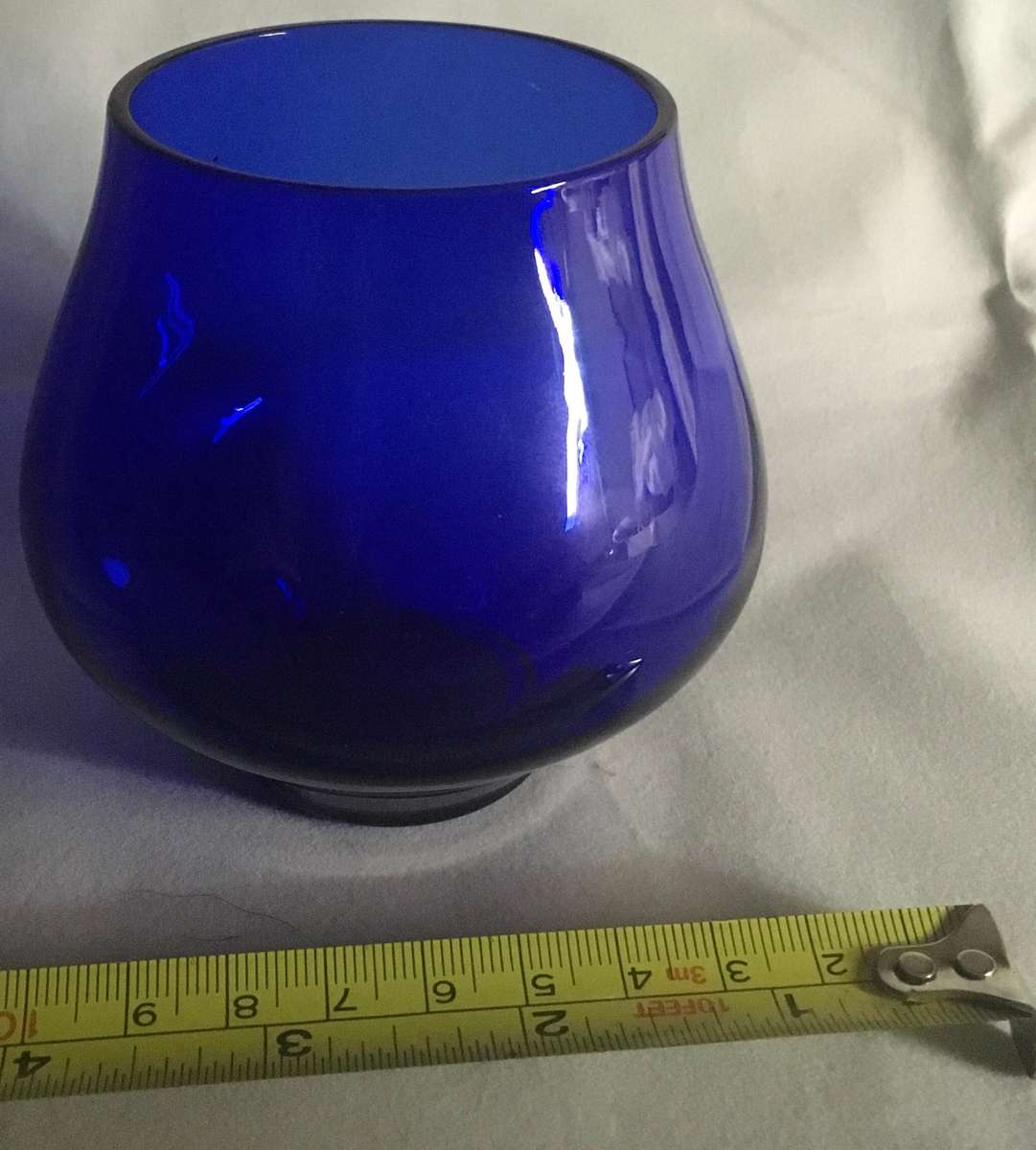 Olive Oil Tasting Glass  Cobalt Blue