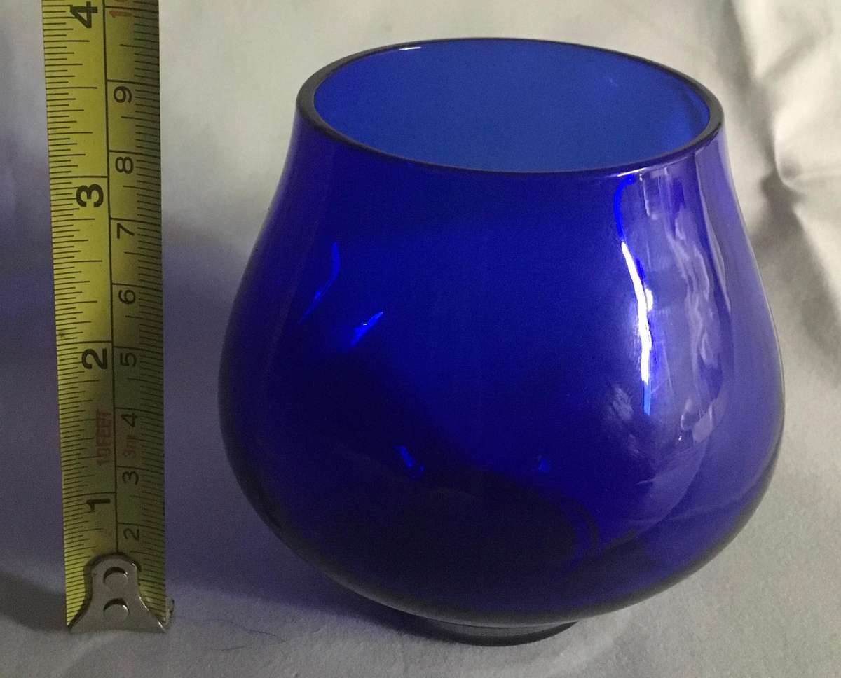 Olive Oil Tasting Glass  Cobalt Blue