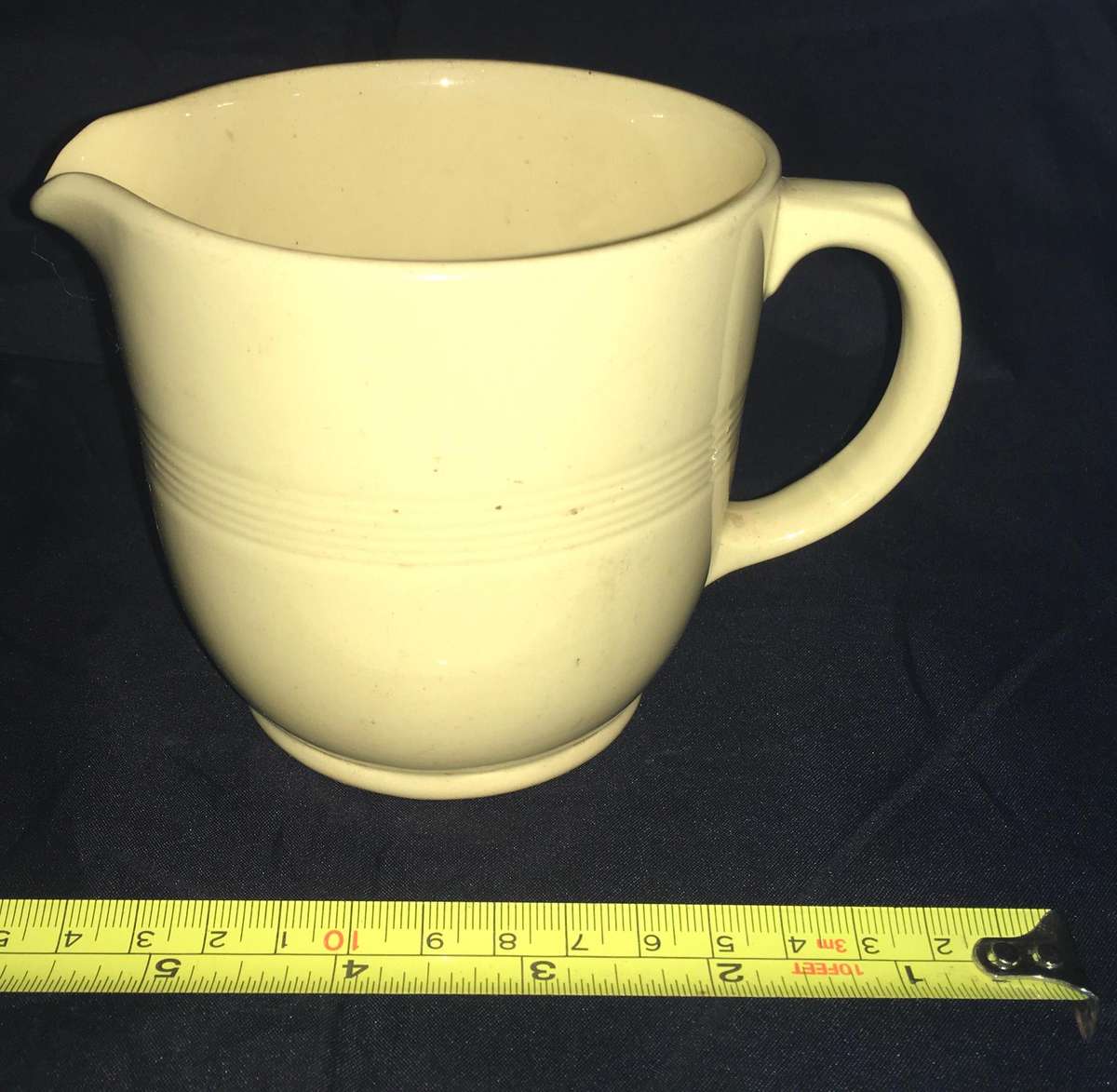 Woods Ware Jasmine 1940-50s pitcher