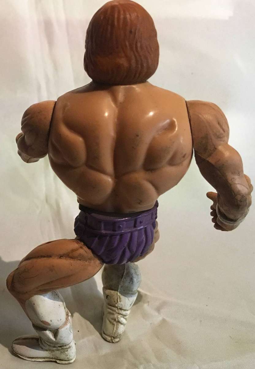 WWF Moto Ko Wrestler. Bootleg Tosfrit Sungold Galaxy Fighter Figurine. Vintage