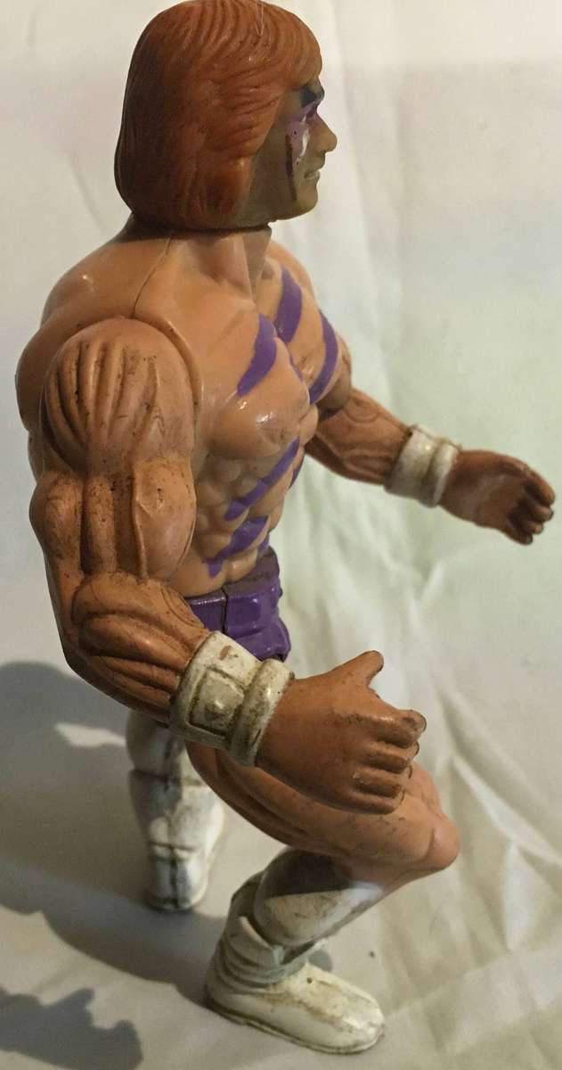 WWF Moto Ko Wrestler. Bootleg Tosfrit Sungold Galaxy Fighter Figurine. Vintage