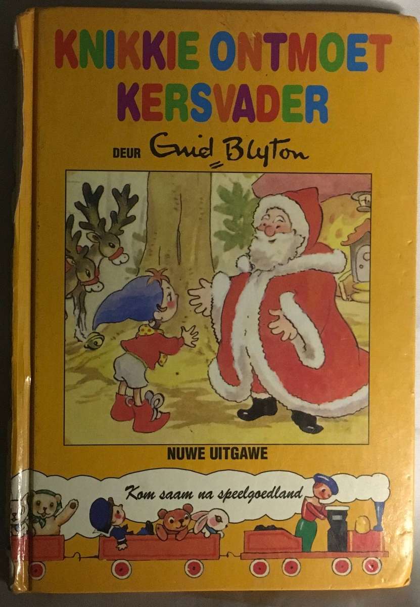 Knikkie ontmoet Kersvader. Knikkie boek 11. Enid Blyton. 1993