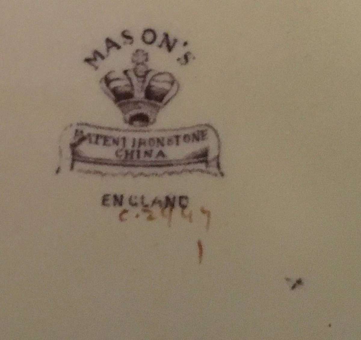 Masons Ironstone serving platter. Vintage