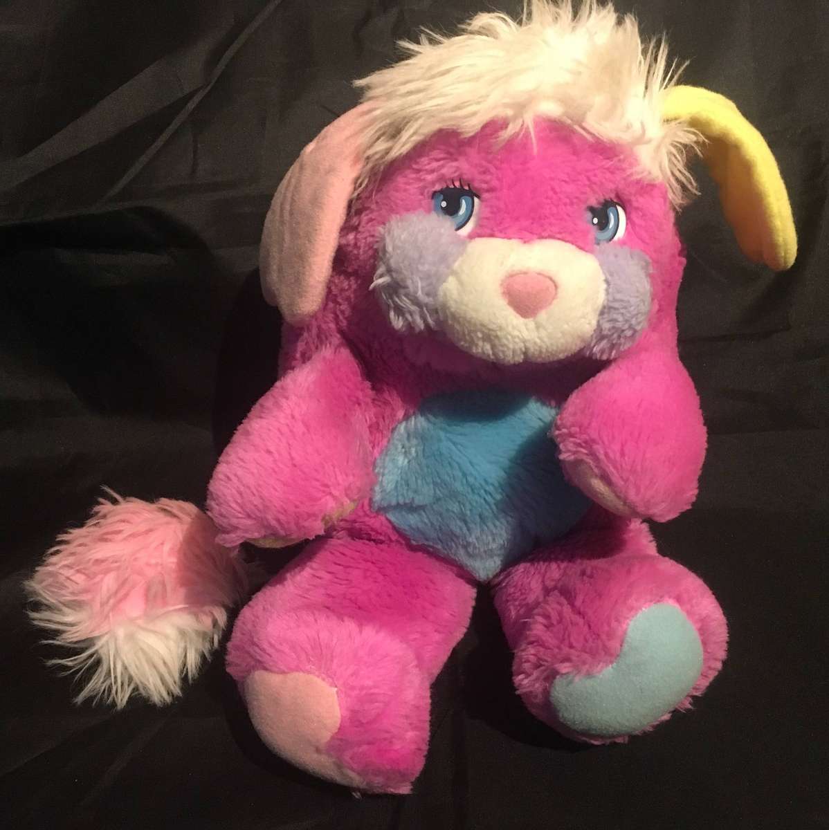 Vintage 1986 Mattel Popples Pink 12" Plush BC680