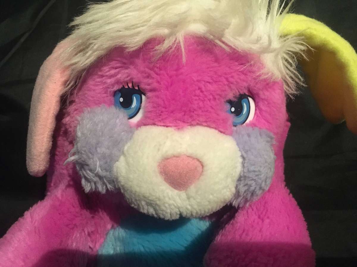 Vintage 1986 Mattel Popples Pink 12" Plush BC680