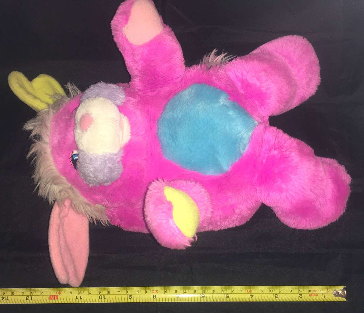 Vintage 1986 Mattel Popples Pink 12" Plush BC680