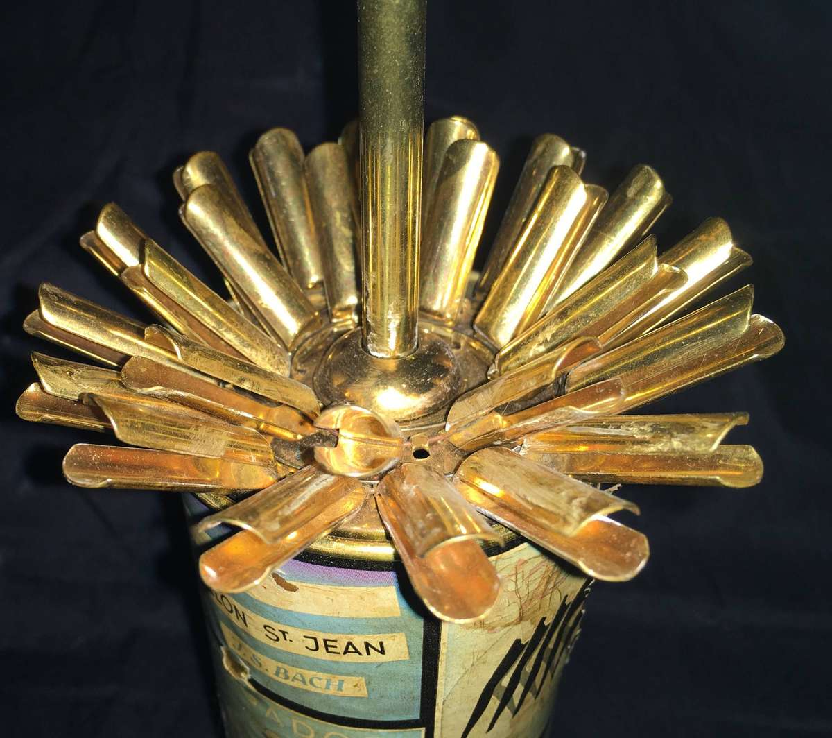 VINTAGE 1930's BRASS PARISIAN SUZE KIOSK CIGARETTE DISPENSER - ART DECO - FRENCH