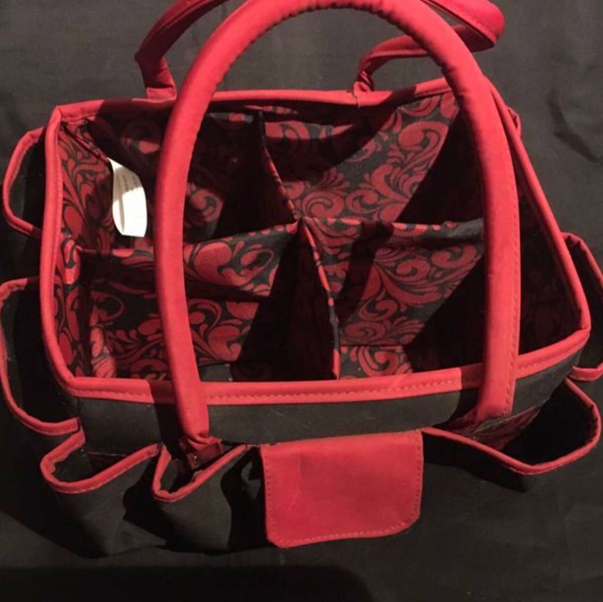 Organiser tote bag with multiple pockets