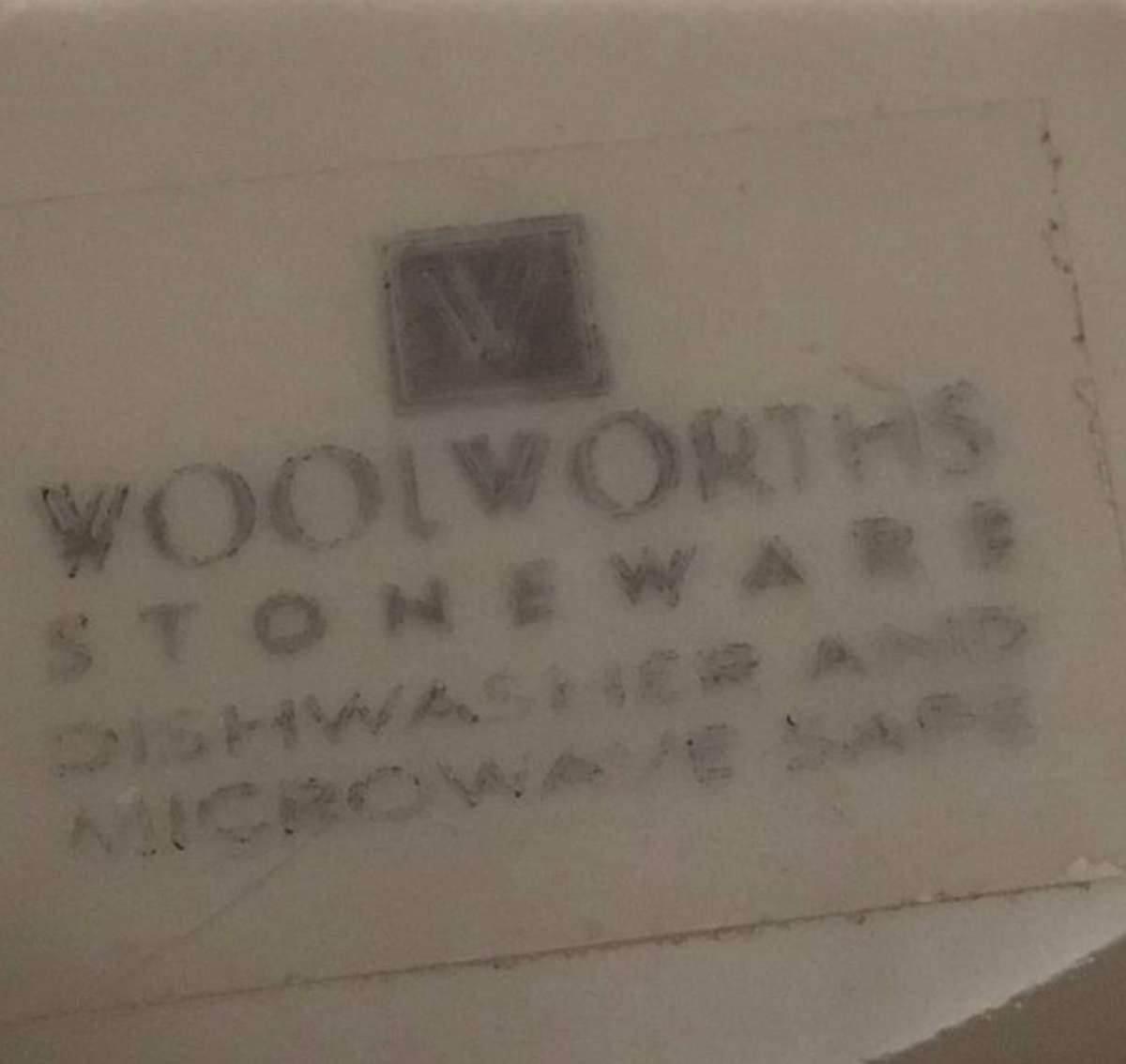Woolworths stoneware cups and saucers set of 5 each
