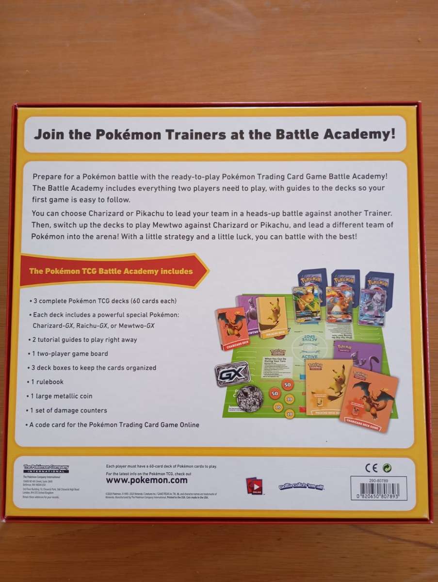 Pokemon Battle Academy Trading Card Game For Sale
