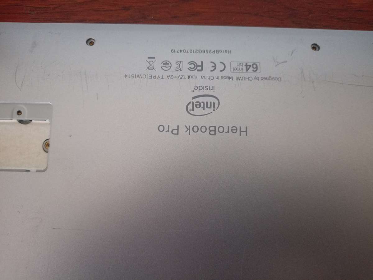 Chuwi HeroBook Pro laptop for parts or spares for sale