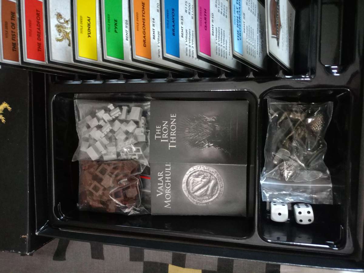 Game of thrones Monopoly limited edition