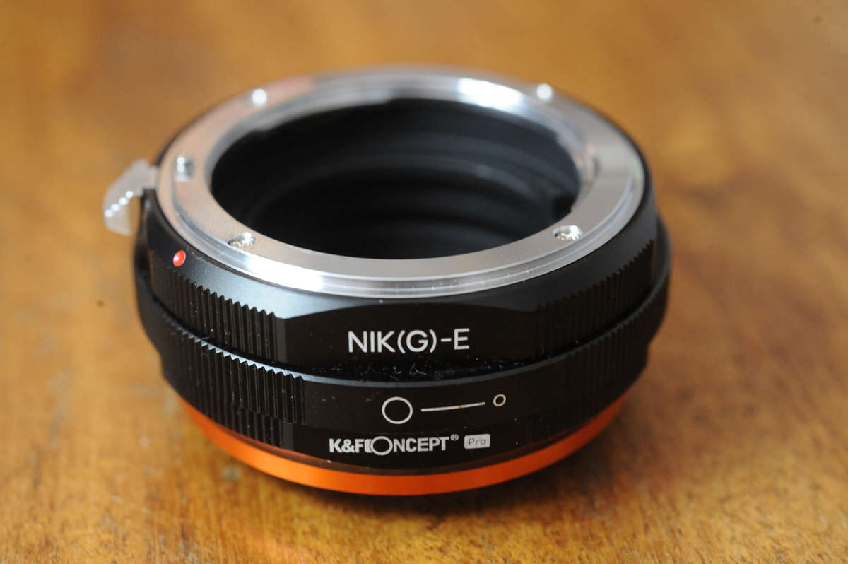 K&F NEX Adapter for Nikon F-Mount Lenses including Nikon 'G' Lenses