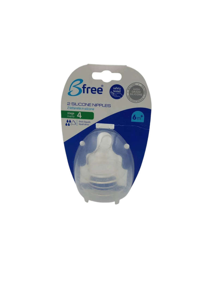 Bfree Silicone Teats Box of 6 Stage 0