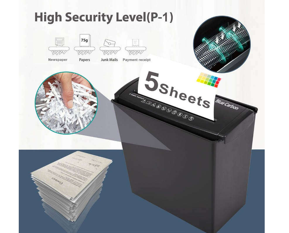 5 Sheet Paper Shredder