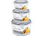 3 Piece Airtight Storage Container set - Round