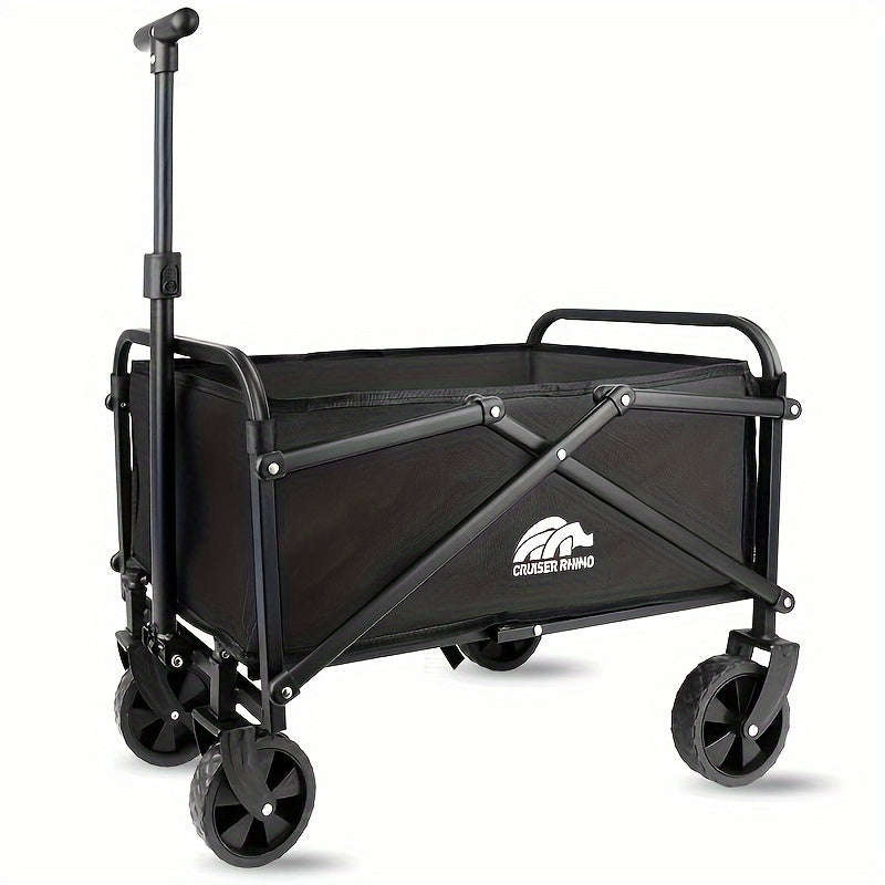 Versatile Heavy Duty Folding Cart - Great For The Beach, Boat, Pets, Groceries And Camping | Easy To