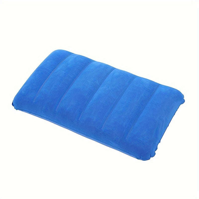 Compact Portable Inflatable Pillow 18.75x11.75 Inches - Soft, Foldable Design For Travel And Home Us