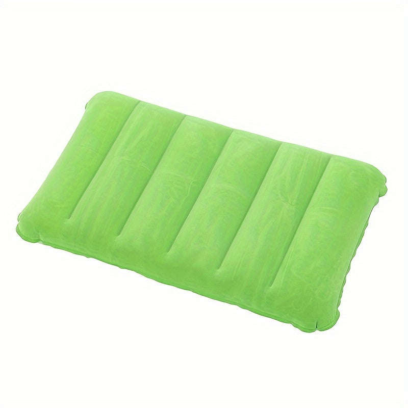 Compact Portable Inflatable Pillow 18.75x11.75 Inches - Soft, Foldable Design For Travel And Home Us