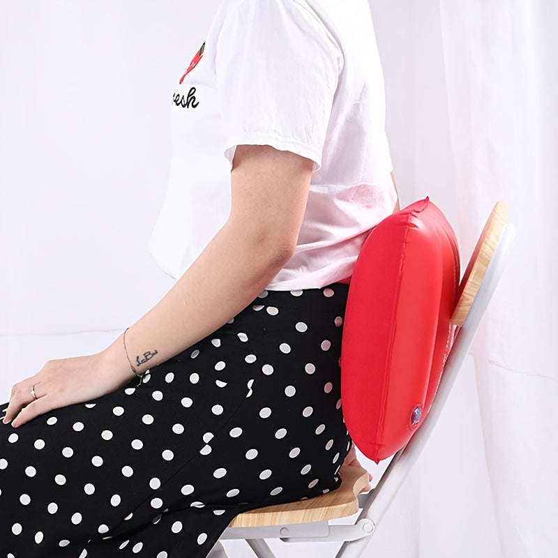 Compact Portable Inflatable Pillow 18.75x11.75 Inches - Soft, Foldable Design For Travel And Home Us