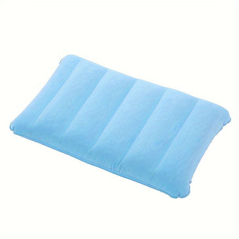 Compact Portable Inflatable Pillow 18.75x11.75 Inches - Soft, Foldable Design For Travel And Home Us