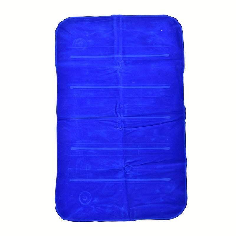 Compact Portable Inflatable Pillow 18.75x11.75 Inches - Soft, Foldable Design For Travel And Home Us