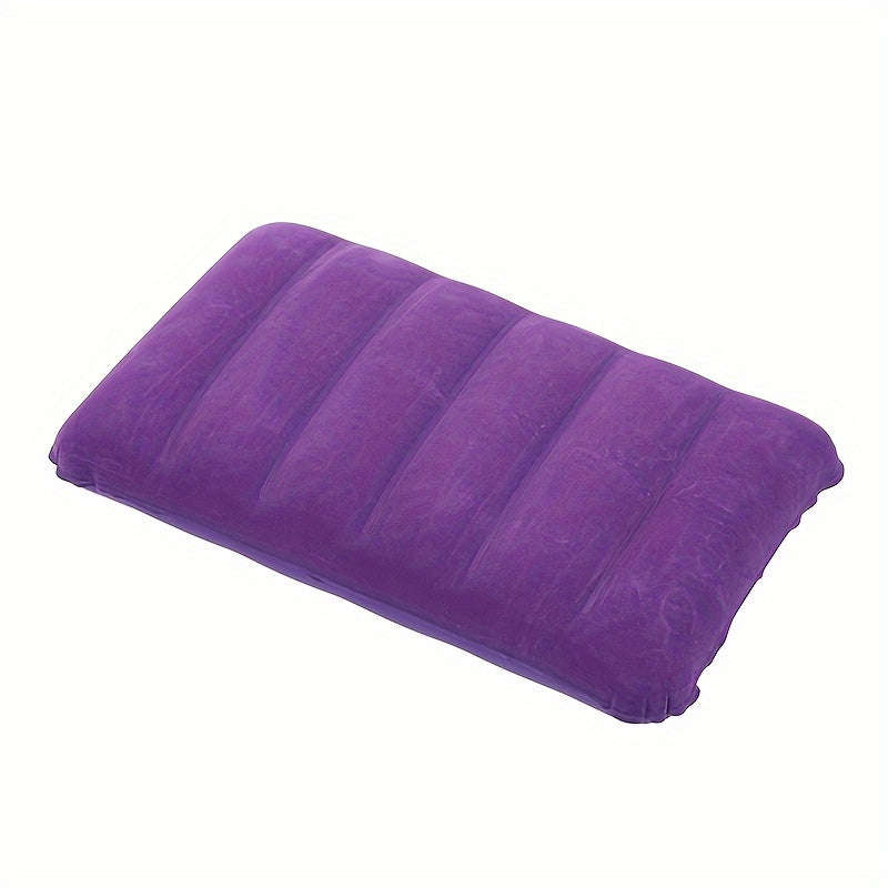 Compact Portable Inflatable Pillow 18.75x11.75 Inches - Soft, Foldable Design For Travel And Home Us