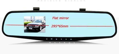 Car Dvr Video Recorder Rearview Mirror Driving Recorder 120 Degree Angle Vehicle Dual Lens 1080P