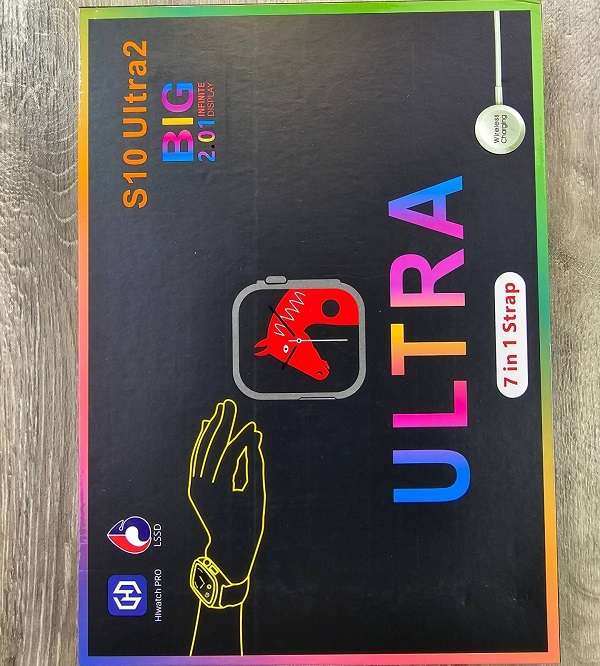 2.01 Infinity Display 7 In 1 Strap Smart WatchOne watch with multiple straps