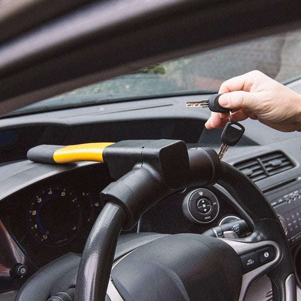 Armored Rod Steering Wheel Lock