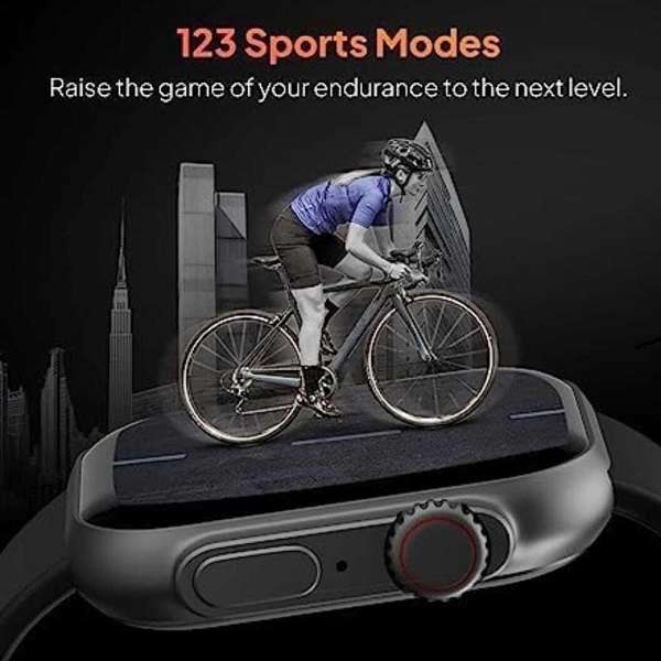 2.01 Infinity Display 7 In 1 Strap Smart WatchOne watch with multiple straps