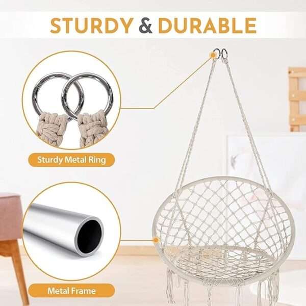 Hanging chair for indoor and outdoor use