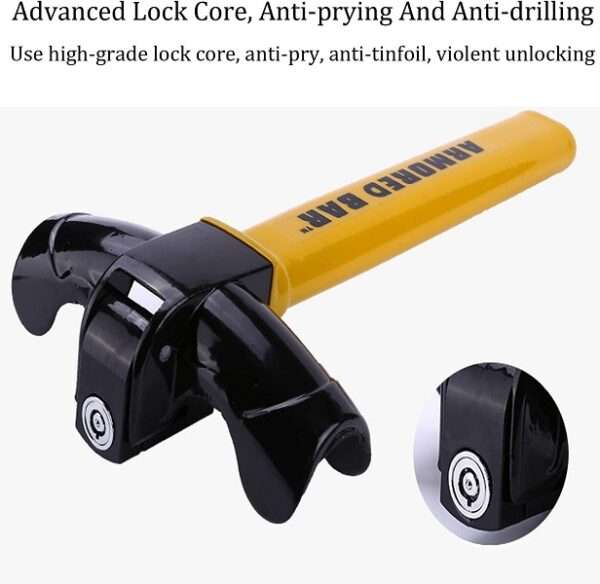 Armored Rod Steering Wheel Lock