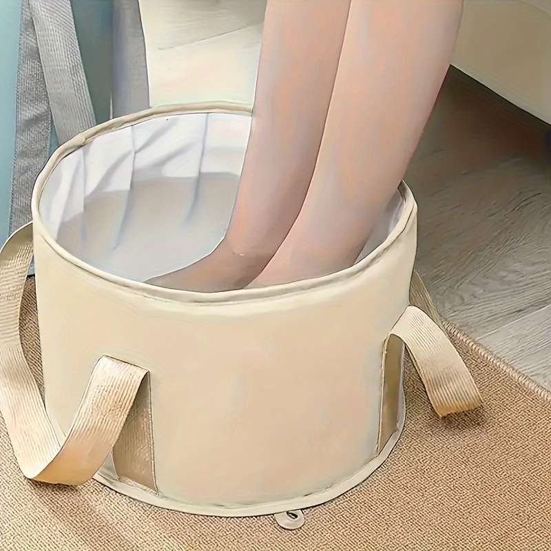 Collapsible Foot Soak Bath Tub - Insulated Non-Electric Portable Spa Basin