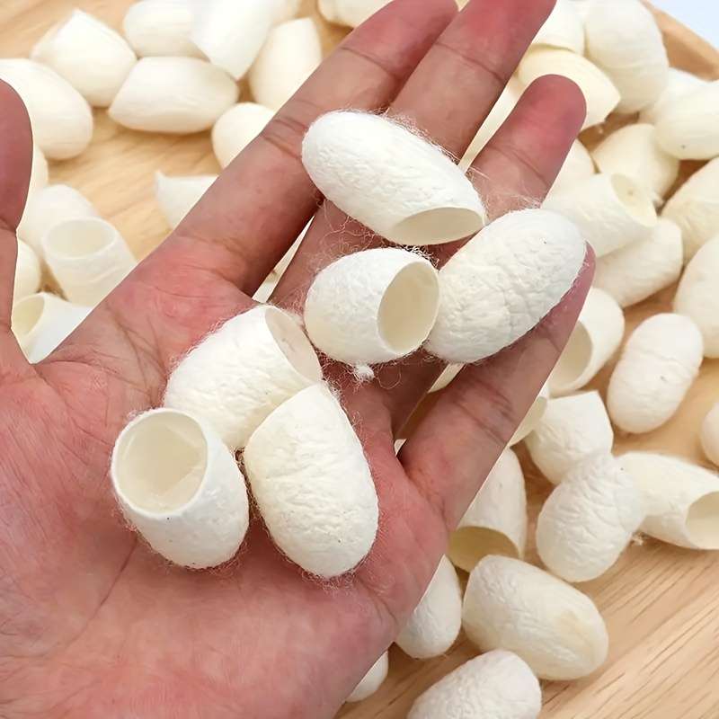 20pcs Natural Silk Balls Facial Cleaning Balls Skin Care Scrub Face Massage Exfoliate Tool For Face