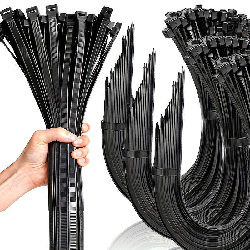 100pcs Heavy Duty Premium Nylon Cable Ties Set - Water