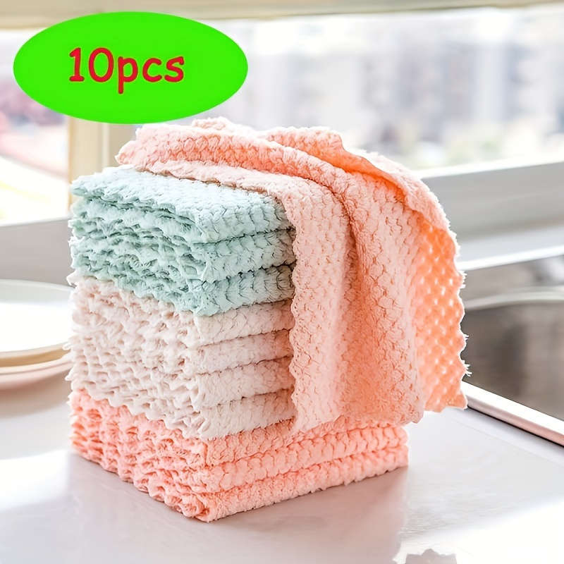 10pcs Multi-Purpose Kitchen Cleaning Cloths