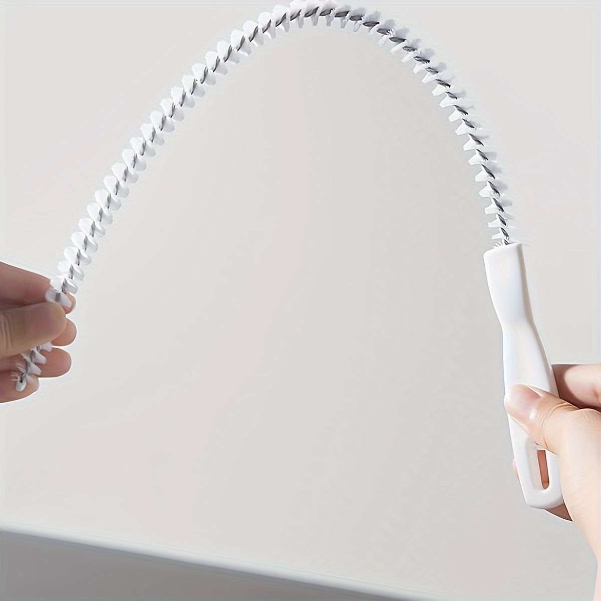 Drain Clog Remover Tool, Flexible Sink Snake Brush