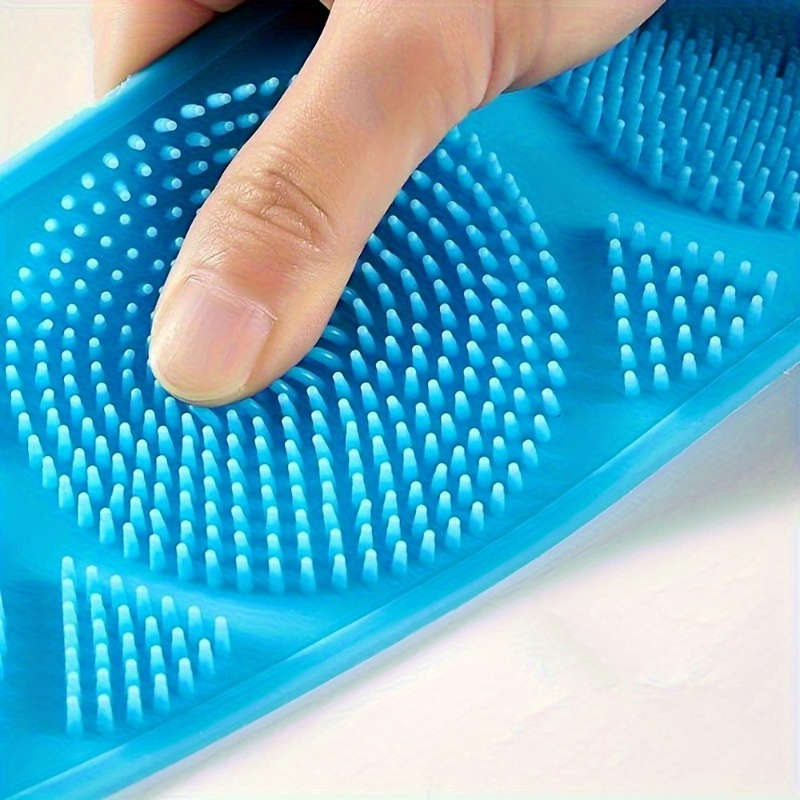 1pc Silicone Body Scrubber Bath Brush